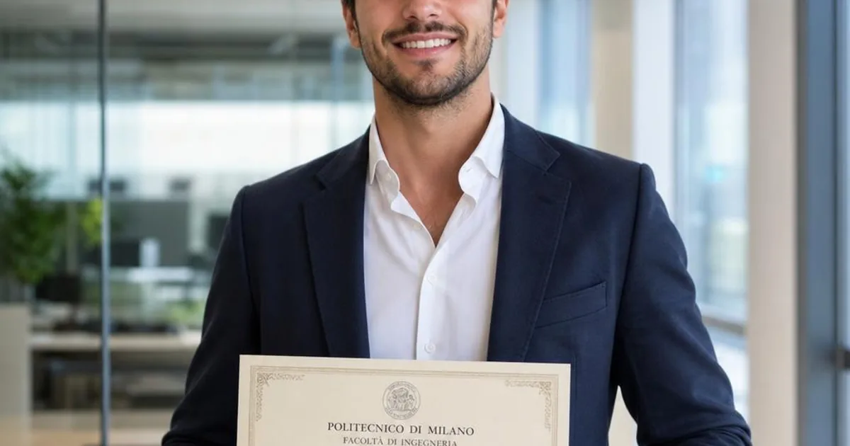Giovane professionista con diploma professionale e sbocchi lavorativi immediati